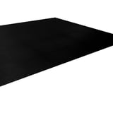 Vlakke plaat staal 0,50 mm zwart matpolyester, schuin van bovenaf