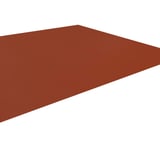Vlakke plaat Terracotta 0,50 mm, mat polyester gecoat, schuin van boven