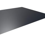 Vlakke plaat antracietgrijs RAL 7016 0,50 mm, Puramid gecoat, hoofdaanzicht