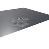 Vlakke plaat aluminium 0,70 mm Antracietgrijs (RAL 7016) met 25 µm polyestercoating, productgegevens getoond