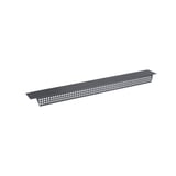 Geperforeerd tandprofiel, antracietgrijs RAL 7016, 0,75 mm staal, vrijstaand