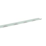 Geperforeerd tandprofiel Zilver-Metallic 0,75 mm Weckman, schuin van bovenaf, met geperforeerde tanden