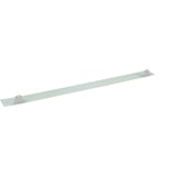 Geperforeerd tandprofiel Zilver-Metallic RAL 9006, 0,75 mm staal, vrijstaand met twee geperforeerde profielen