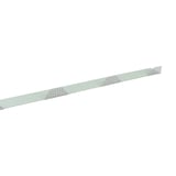 Geperforeerd tandprofiel Zilver-Metallic, 0,75 mm dikte, vrijstaand