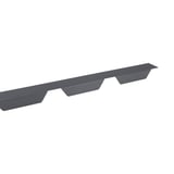 Tandplaat ongeperforeerd, antracietgrijs RAL 7016, 0,75 mm staal, hoofdweergave