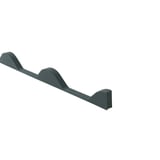 Profielvuller van zwart schuim, golfvormig, 2,50 cm dik, hoofdaanzicht