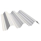 Damwandplaat T92P dak van staal 0,50 mm in Zuiverwit (RAL 9010) met 25 µm polyestercoating
