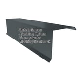 Windveer Aluminium Antracietgrijs RAL 7016 met ingebedde gegevens Made in Germany, 0,70 mm, 25 µm polyester