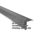 Windveer antracietgrijs RAL 7016 staal 0,50 mm, met ingebedde specificaties