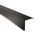 Gevelpan Gitzwart 0,50 mm, hoofdaanzicht schuin van boven
