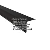 Gevelpan staal 0,50 mm zwart matpolyester met ingebedde productdetails
