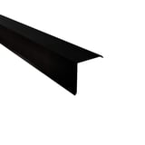 Gevelpan staal 0,50 mm zwart matpolyester, hoofdaanzicht