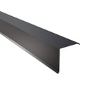 Gevelhoekprofiel van staal 0,75 mm Antracietgrijs (RAL 7016) met 60 µm Puramid coating