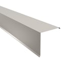 Gevelhoekprofiel van zuiverwit staal, 0,50 mm dik, 25 µm polyestercoating