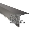 Gevelhoekprofiel 20x20 cm Gitzwart RAL 9005 staal 0,50 mm, met productinformatie