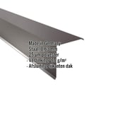 Windveer 20x20 cm staal 0,63 mm RAL 8017 chocoladebruin met ingebouwde specificaties