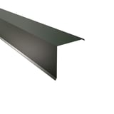 Windveer 20x20 cm Chroomoxydegroen, 0,75 mm staal, 25 µm polyester coating, hoofdaanzicht