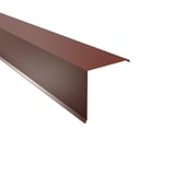 Windveer | 20 x 20 cm | Staal 0,75 mm | 25 µm Polyester | 8012 - Roodbruin