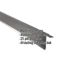 Gevelhoekprofiel staande fels 33/500 aluminium antracietgrijs RAL 7016 met ingebedde productgegevens