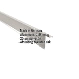 Gevelpan Stehfalzprofiel 33/500 aluminium RAL9007 met ingebedde specificaties