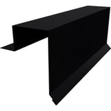 Gevelhoek Stehfalzprofiel PD-510-S Gitzwart RAL 9005, 0,50 mm staal, PURLAK coating