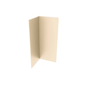 Binnenhoek van staal, 0,75 mm, licht ivoorkleurig (RAL 1015), hoofdweergave