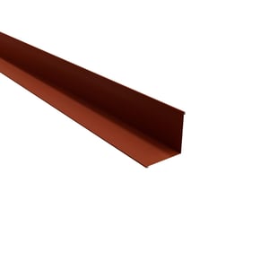 Binnenhoek Terracotta 0,50 mm staal met 35 µm matpolyester coating, hoofdaanzicht