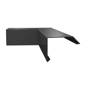 Binnenhoek ISOS | Aluminium | Länge 25 cm | Antracietgrijs matt
