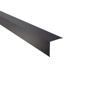 Buitenhoek staal 0,75 mm Antracietgrijs RAL 7016, hoofdweergave