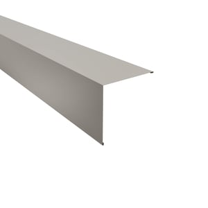 Buitenhoek Grijswit (RAL 9002) van staal, 0,63 mm, hoofdaanzicht