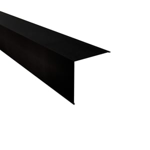 Buitenhoek staal 0,50 mm matpolyester zwart, hoofdweergave
