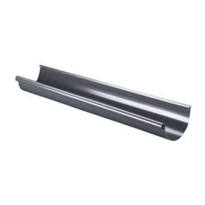 Stalen dakgoot, grafietgrijs (RAL 7024) met 50 µm polyurethaan coating, hoofdweergave