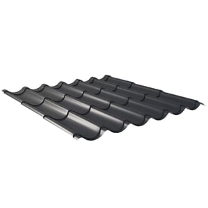 Dakpanplaat Antracietgrijs (RAL 7016) 0,50 mm, Puramid gecoat, hoofdweergave