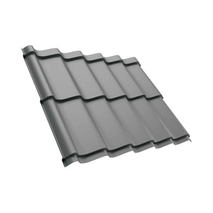 Dakpanplaat Szafir 350/15 Zilver-Metallic, hoofdweergave van het profiel