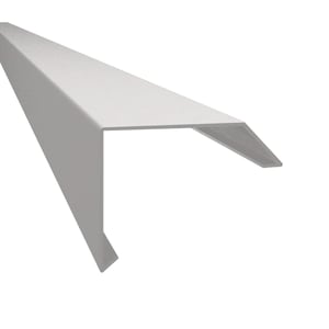 DACHPROTECT dakrandprofiel ISOS aluminium 1,50 mm Zilver-Metallic RAL 9006, hoofdaanzicht
