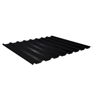 Damwandplaat 20/1100 | Dak | Anti-Drup 2400 g/m² | Staal 0,50 mm | 35 µm Mattpolyester | 33 - Zwart