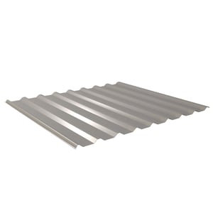 Damwandplaat 20/1100 aluminium 0,70 mm in RAL9007, hoofdweergave