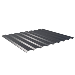 Damwandplaat 20/1100, Antracietgrijs RAL 7016, 0,50 mm staal met 60 µm Puramid coating