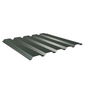 Damwandplaat 35/207 wand mosgroen, 0,50 mm staal, 60 µm Puramid coating, hoofdweergave