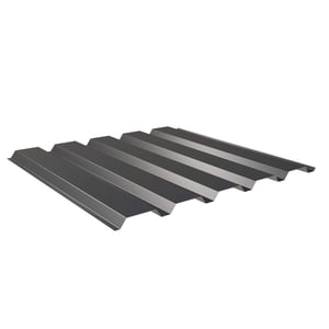 Damwandplaat 35/207 wand, antracietgrijs RAL 7016, 0,50 mm, vrijstaand