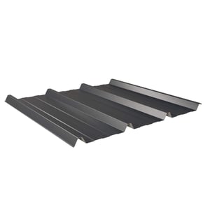 Damwandplaat 45/333 | Dak | Anti-Drup 1000 g/m² | Staal 0,50 mm | 60 µm Puramid | 7016 - Antracietgrijs