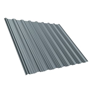 Damwandplaat T18DR dak Venstergrijs (RAL 7040) met 200 µm HPS Ultra® coating, hoofdweergave