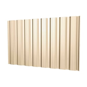 Damwandplaat T18DR wand, 0,75 mm staal, licht ivoorkleurig, hoofdweergave