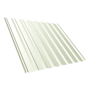 damwandplaat T20M staal 0,63 mm, grijswit RAL 9002, hoofdaanzicht