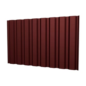 Damwandplaat T20M wand Roodbruin, 0,50 mm dikte, 50 µm PURLAK, hoofdweergave
