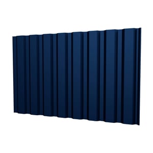 Damwandplaat T20M wand in Gentiaanblauw (RAL 5010), 0,50 mm staal, 25 µm polyestercoating
