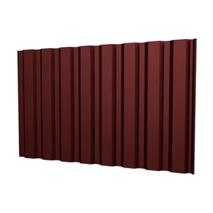 Damwandplaat T20M wand Roodbruin, 0,75 mm, 25 µm polyester coating, hoofdweergave