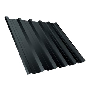 Damwandplaat T35DR antracietgrijs, 0,50 mm, PURLAK-coating, hoofdaanzicht