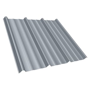 Damwandplaat T45/333MD in Venstergrijs (RAL 7040), 0,63 mm dik, met 200 µm HPS Ultra® coating