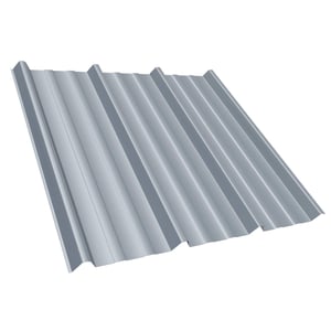 Damwandplaat T45/333MD dakprofiel in Zilver-Metallic, 0,75 mm dikte, 25 µm polyester coating